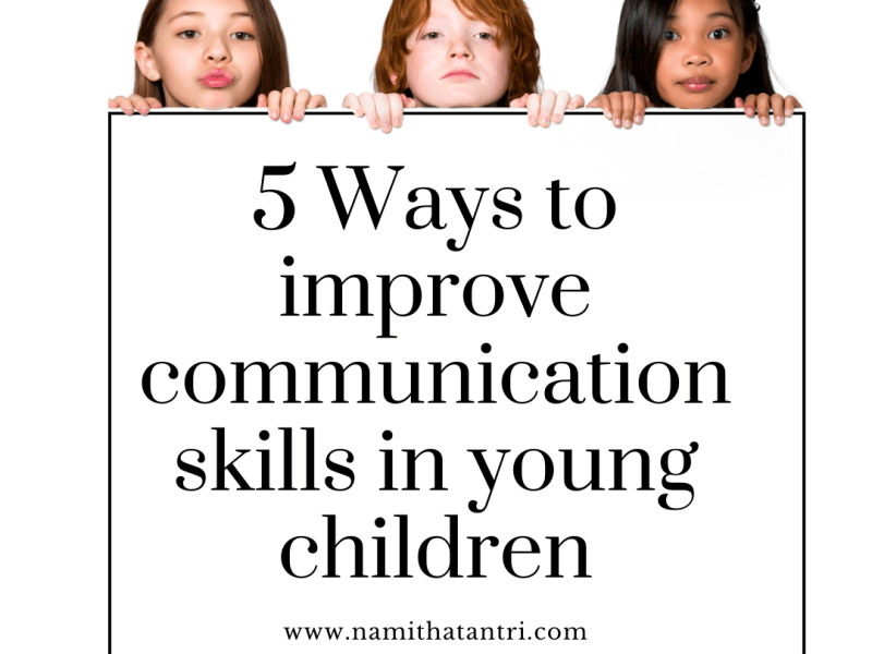 5 Ways to improve communication skills in young children